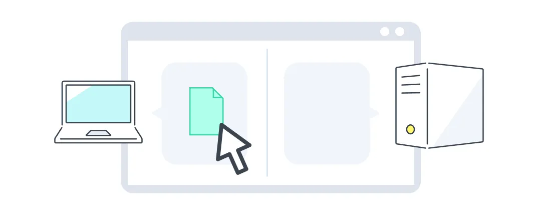 FTPソフトがどんなものなのか図解1